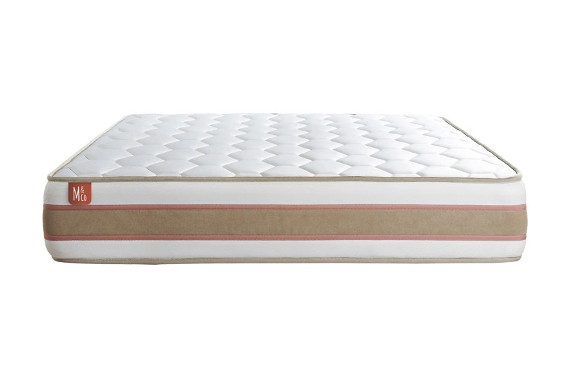 Matelas 160x200 cm Ressorts ensachés et Mémoire de forme - Le Délicat