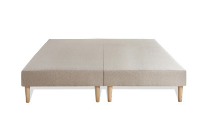 Ensemble Matelas Sommier 180x200 cm - 2 Sommiers Beige - Le Tendre