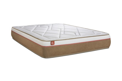 Matelas 200x200 cm Ressorts ensachés et Mémoire de forme - Le Soyeux