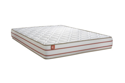 Ensemble Matelas Sommier 160x200 cm - 2 Sommiers Blanc - Le Doux
